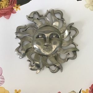 Vintage Pewter Sun by Seagull Pewter Canada